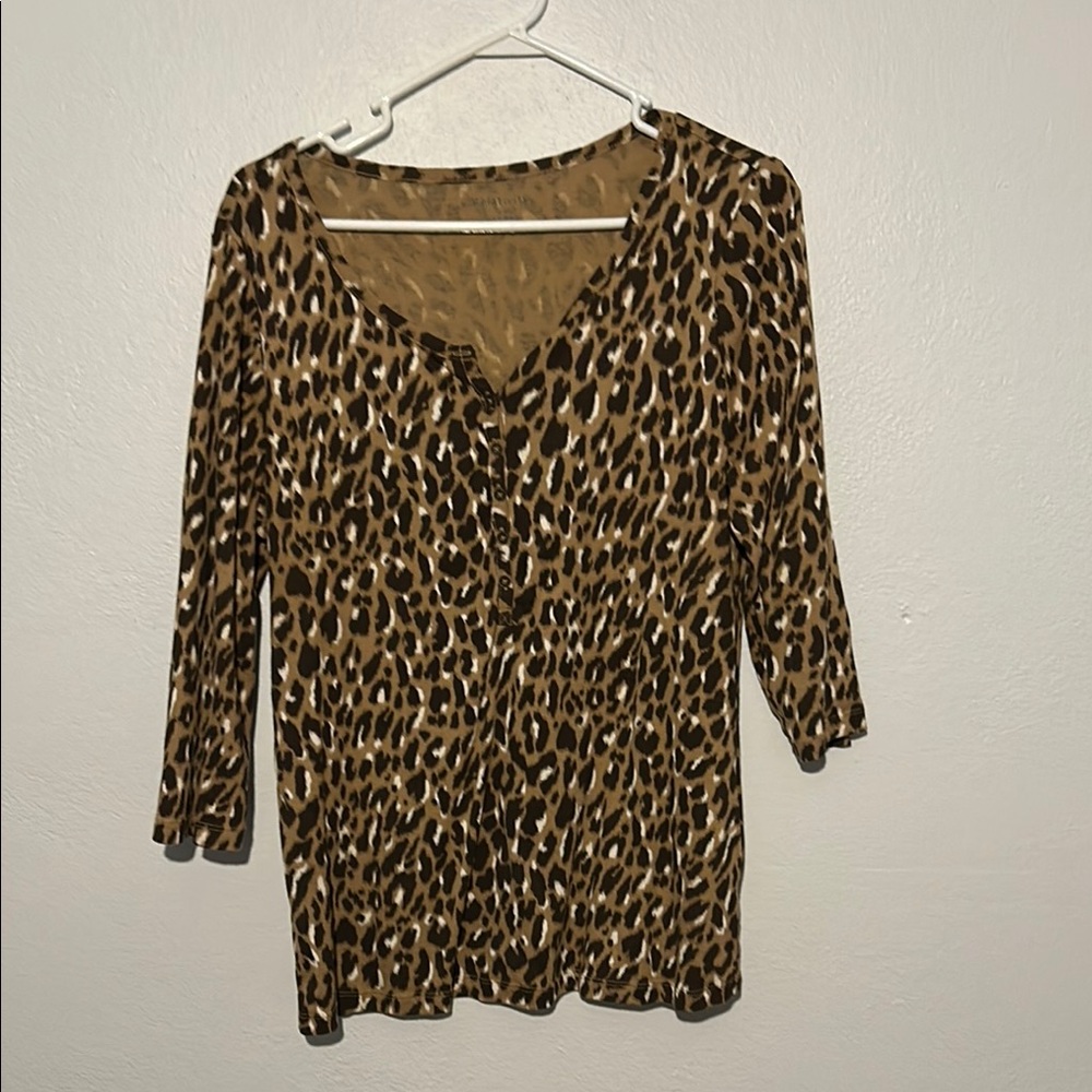 Leopard Print Women's Top